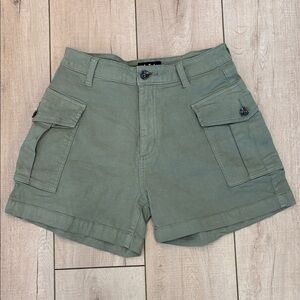 L.T.J. Olive Green Cargo Shorts
